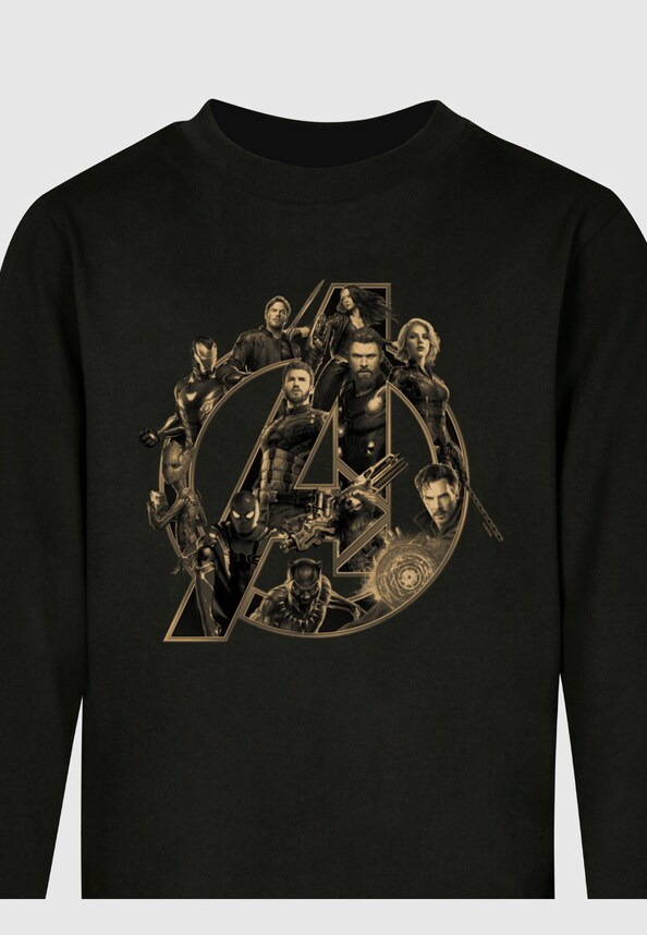 Kids Avengers Infinity War - Logo Longsleeve-2