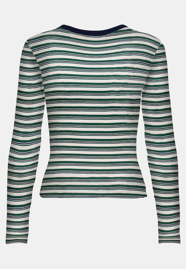 ONLEASY L/S O-NECK STRIPE -1