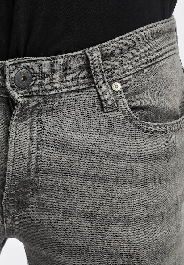 Jack & Jones jjiLiam jjOriginal Skinny Jeans Grey-4