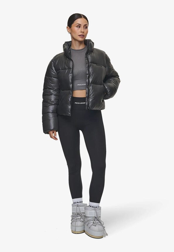 PEGADOR Georgia Light Glossy Puffer Jackets-1