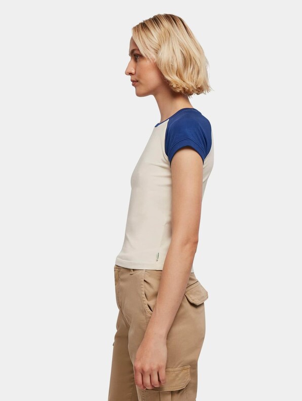 Ladies Organic Stretch Short Retro Baseball-2