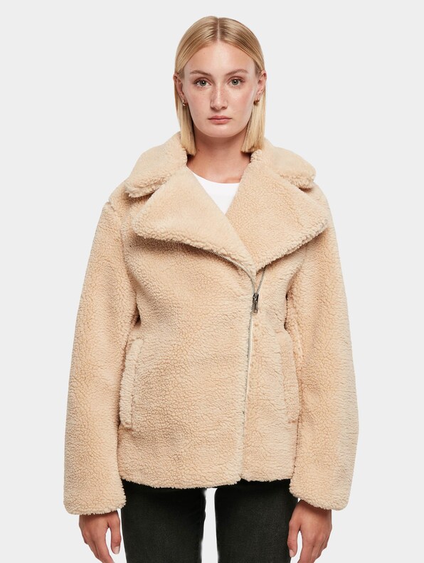 Ladies Sherpa Biker-2