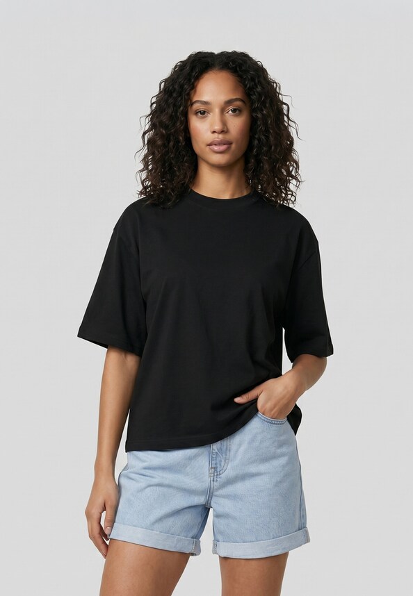 Ladies Essentials Oversized Tee 2-Pack-0