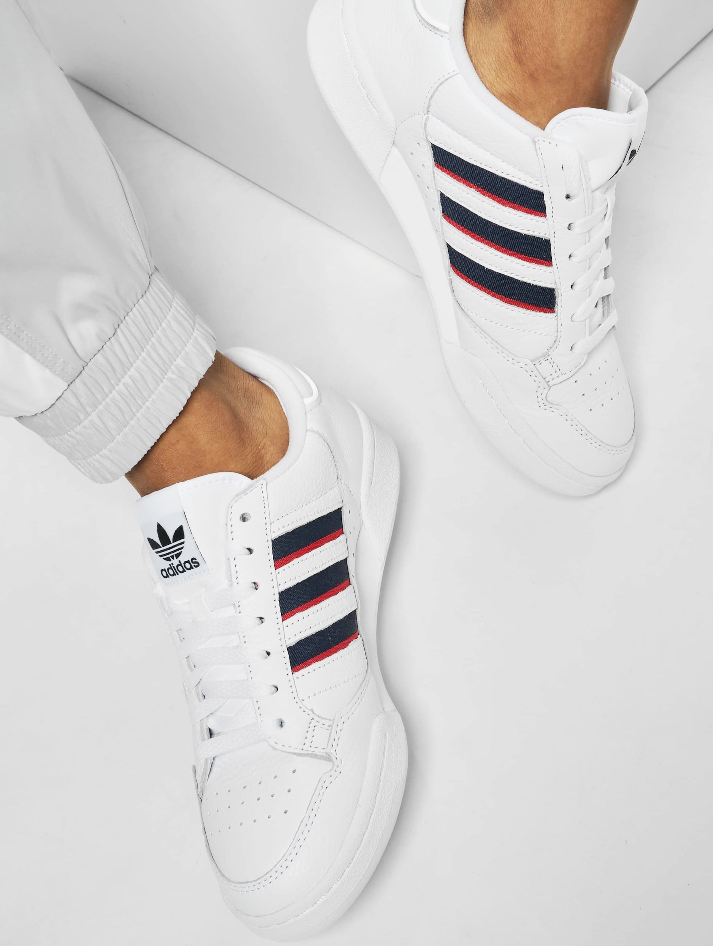 adidas Originals Adidas Continental 80 Stripe Sneakers Unisex op kleur wit, Maat 37 1/3