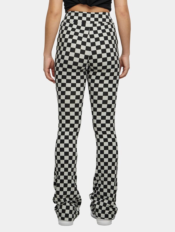 Urban Classics Checked Boot Cut Legging-1