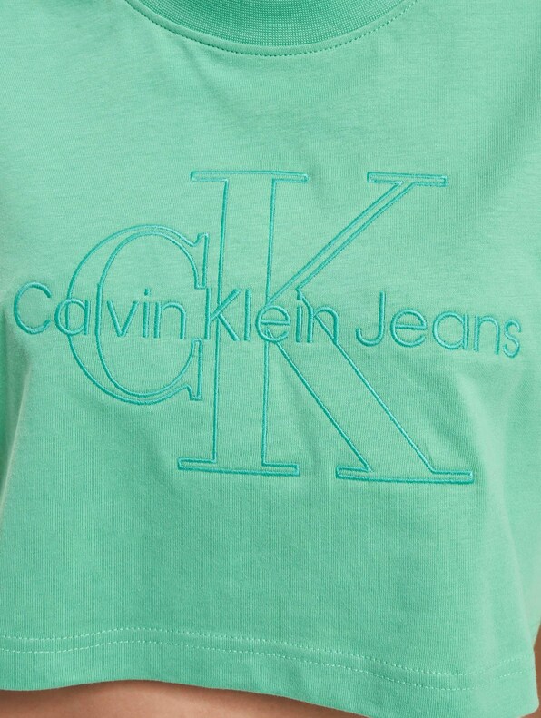 Calvin Klein Jeans Calvin DEFSHOP | Klein T-Shirt Monologo Jeans Cropped | 22998