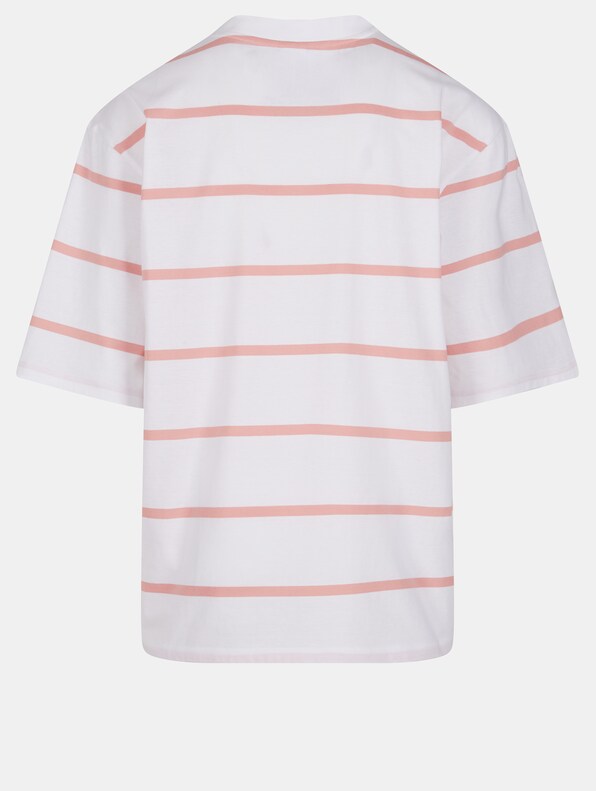 Urban Classics Oversized Sleeve Modern Stripe T-Shirts-5