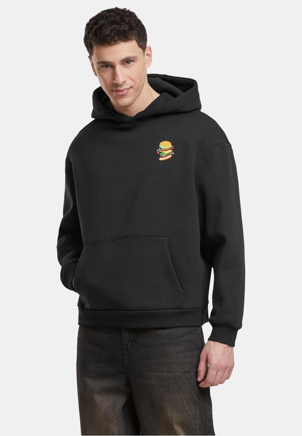 Burger EMB Fluffy Hoody-0