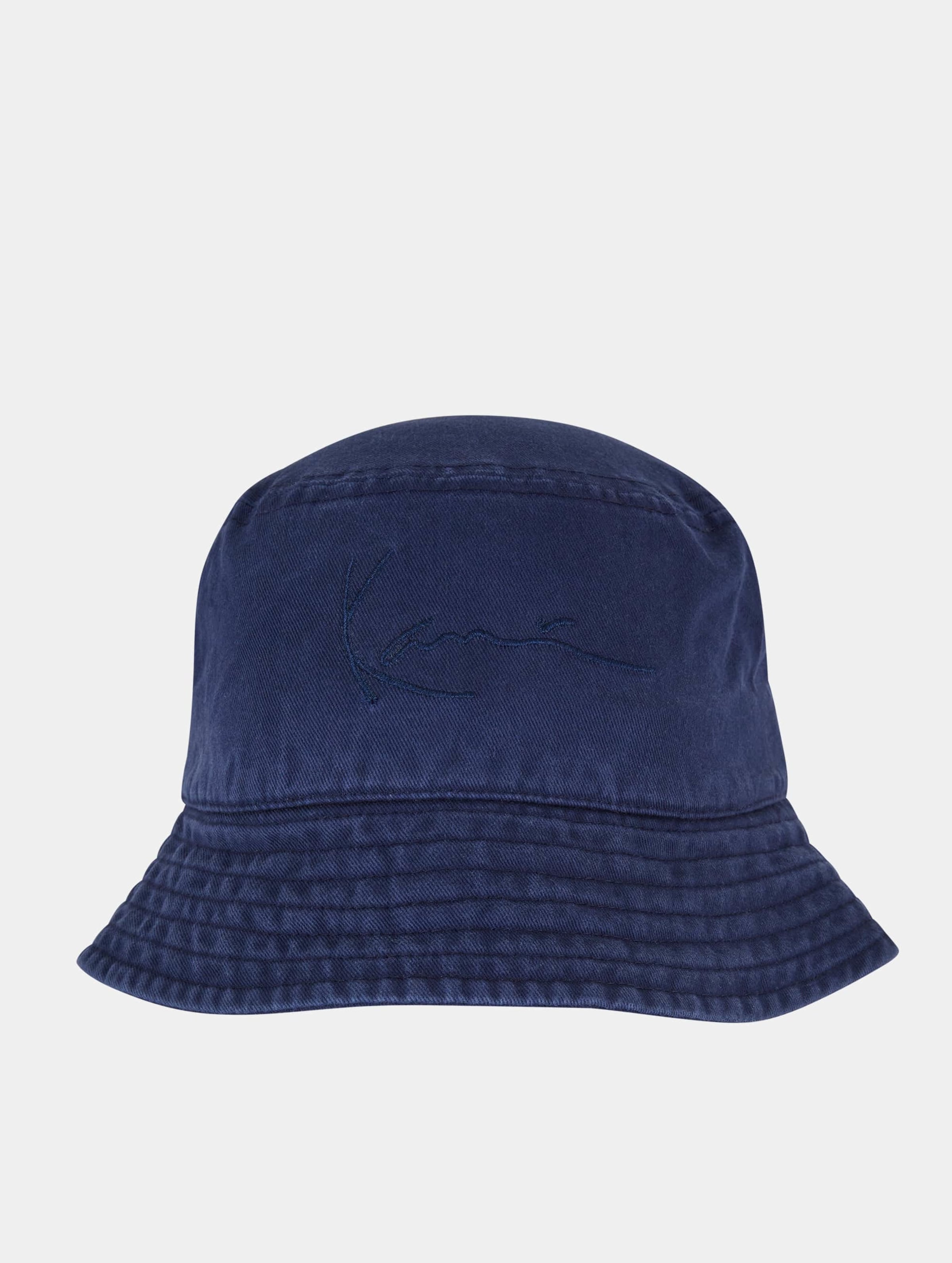 Karl Kani Small Signature Bucket Hat Vrouwen op kleur blauw, Maat ONE_SIZE