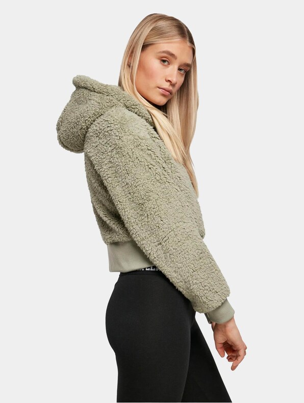 Ladies Short Oversized Sherpa-2