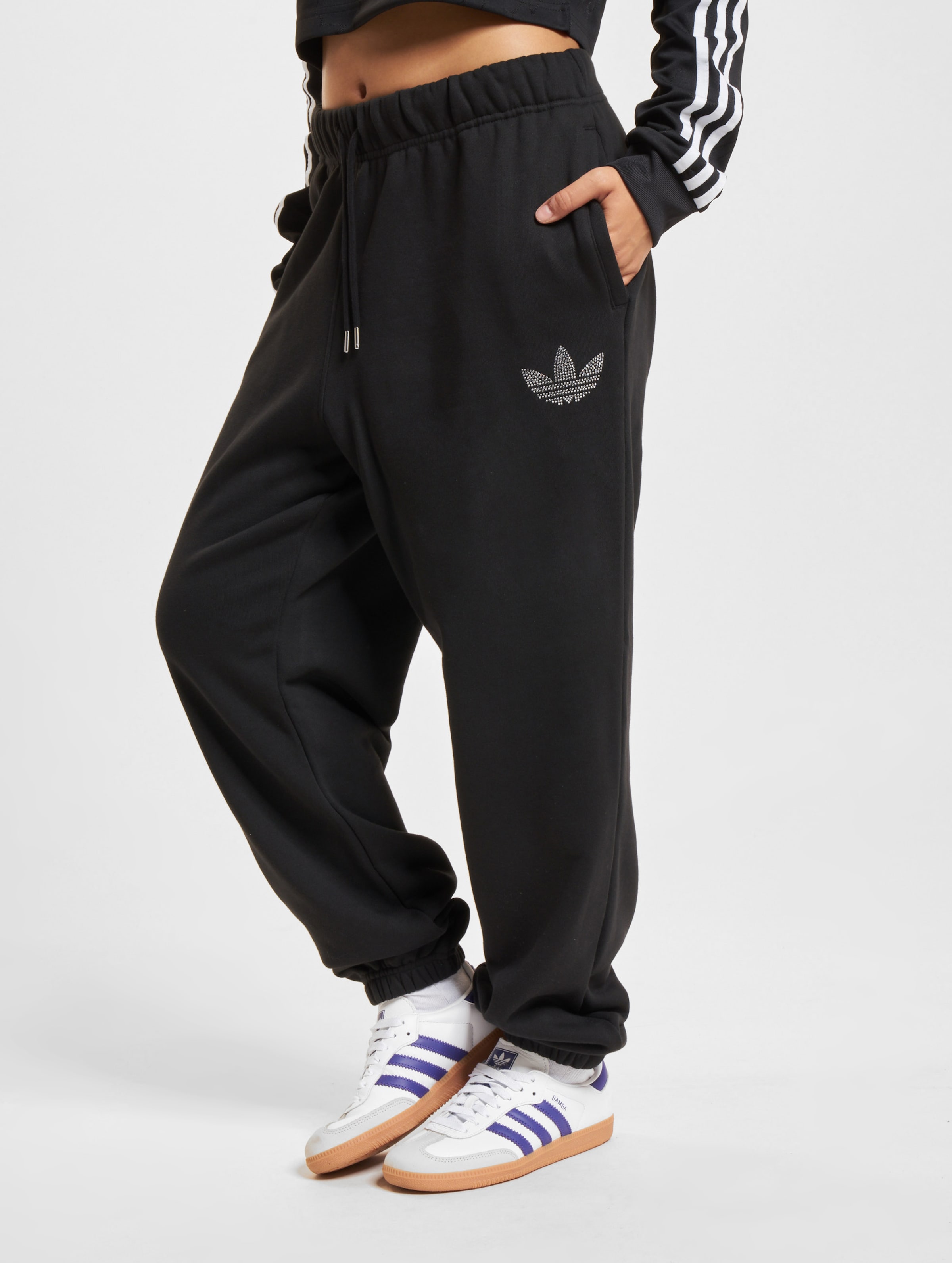 adidas Originals Bling Jogginghosen Frauen,Unisex op kleur zwart, Maat L