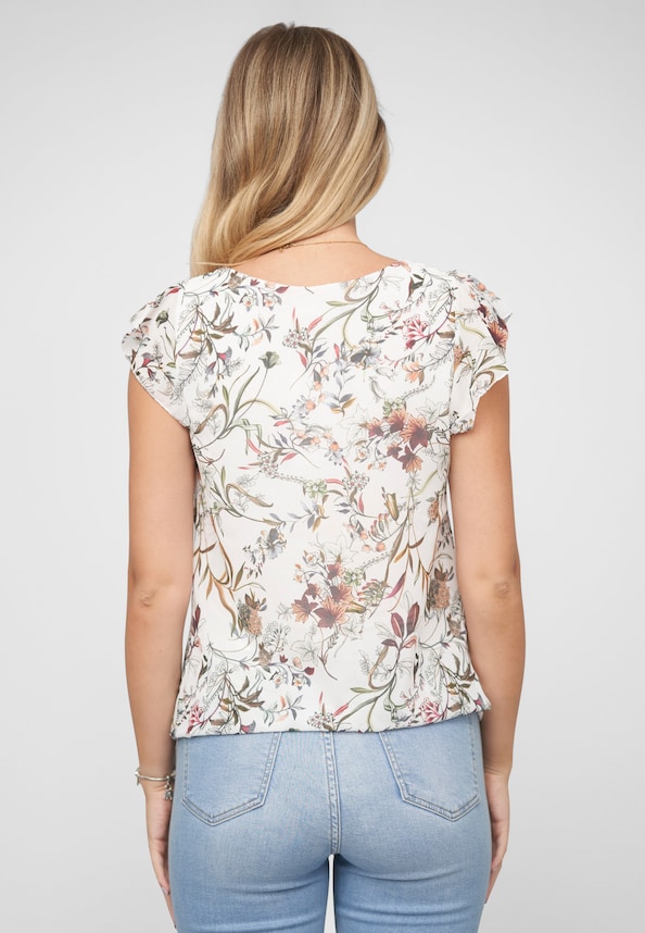 Cloud5ive Chiffon Top Floraler Print-1