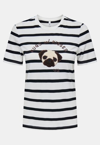 ONLTERESA LIFE REG S/S TEDDY TOP CS JRS