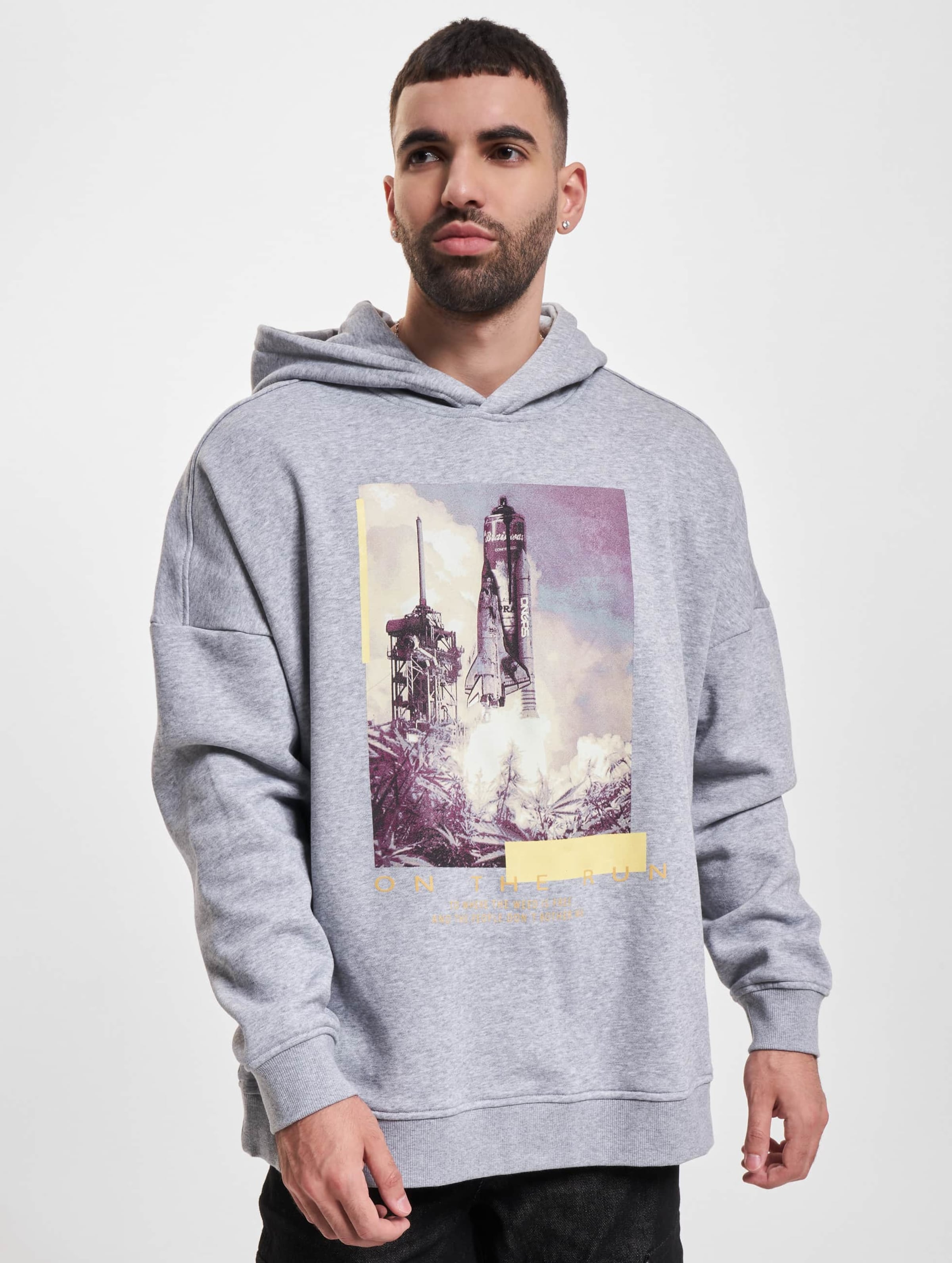 Dangerous DNGRS Launch Hoody op kleur grijs, Maat 4XL