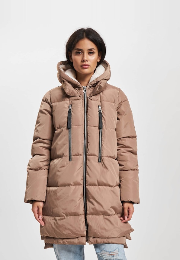 Only Newnora Long Puffer Mantel-2