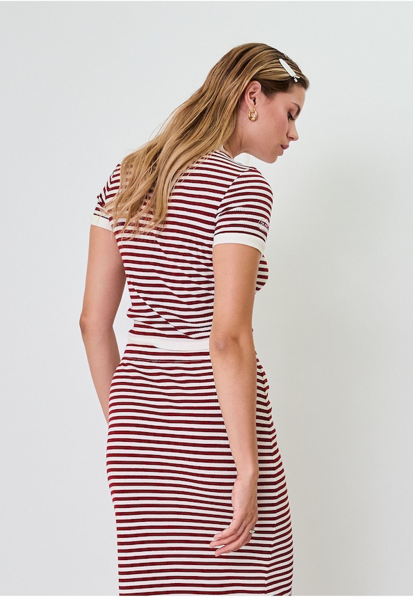 Nuala Striped Tee-1