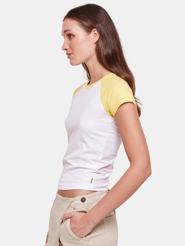 Ladies Organic Stretch Short Retro Baseball-2