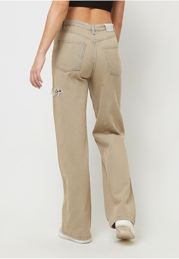 Romani Destroyed High Waist Jeans-1