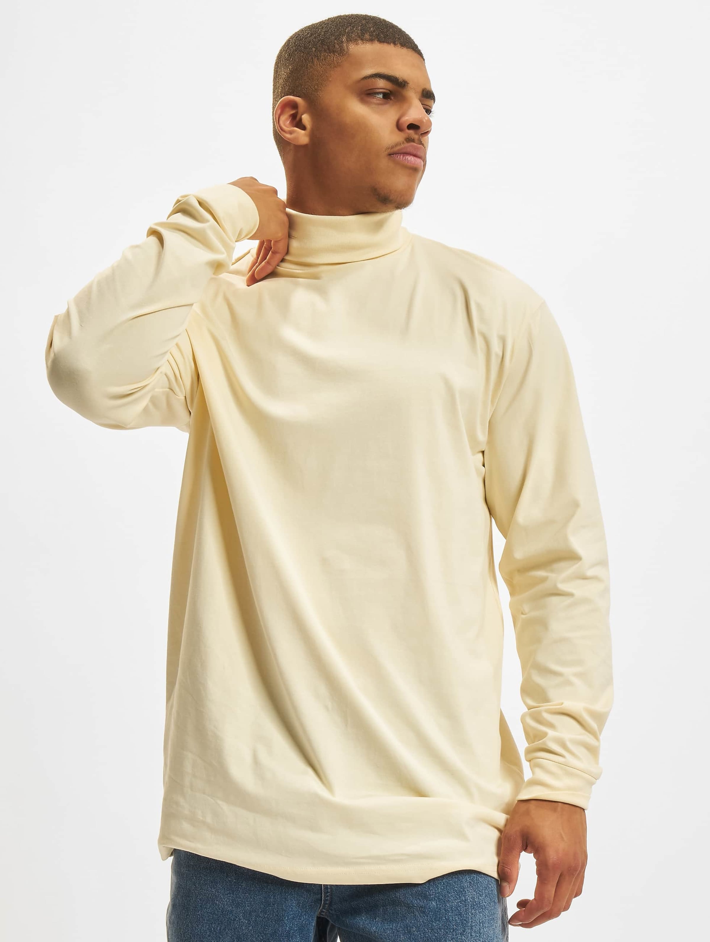 Tan long 2024 sleeve turtleneck