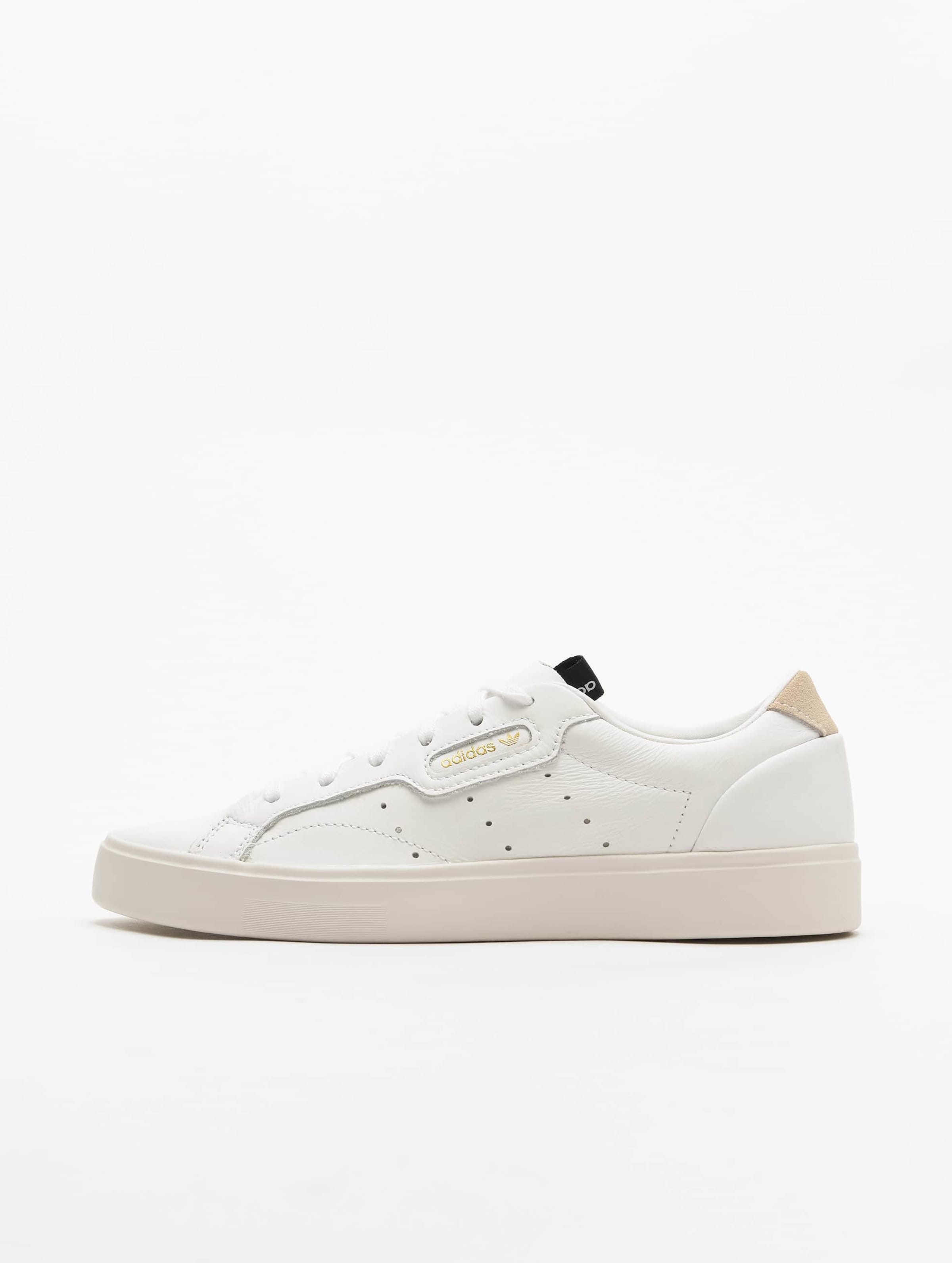 Adidas originals sleek white 2024 trainers