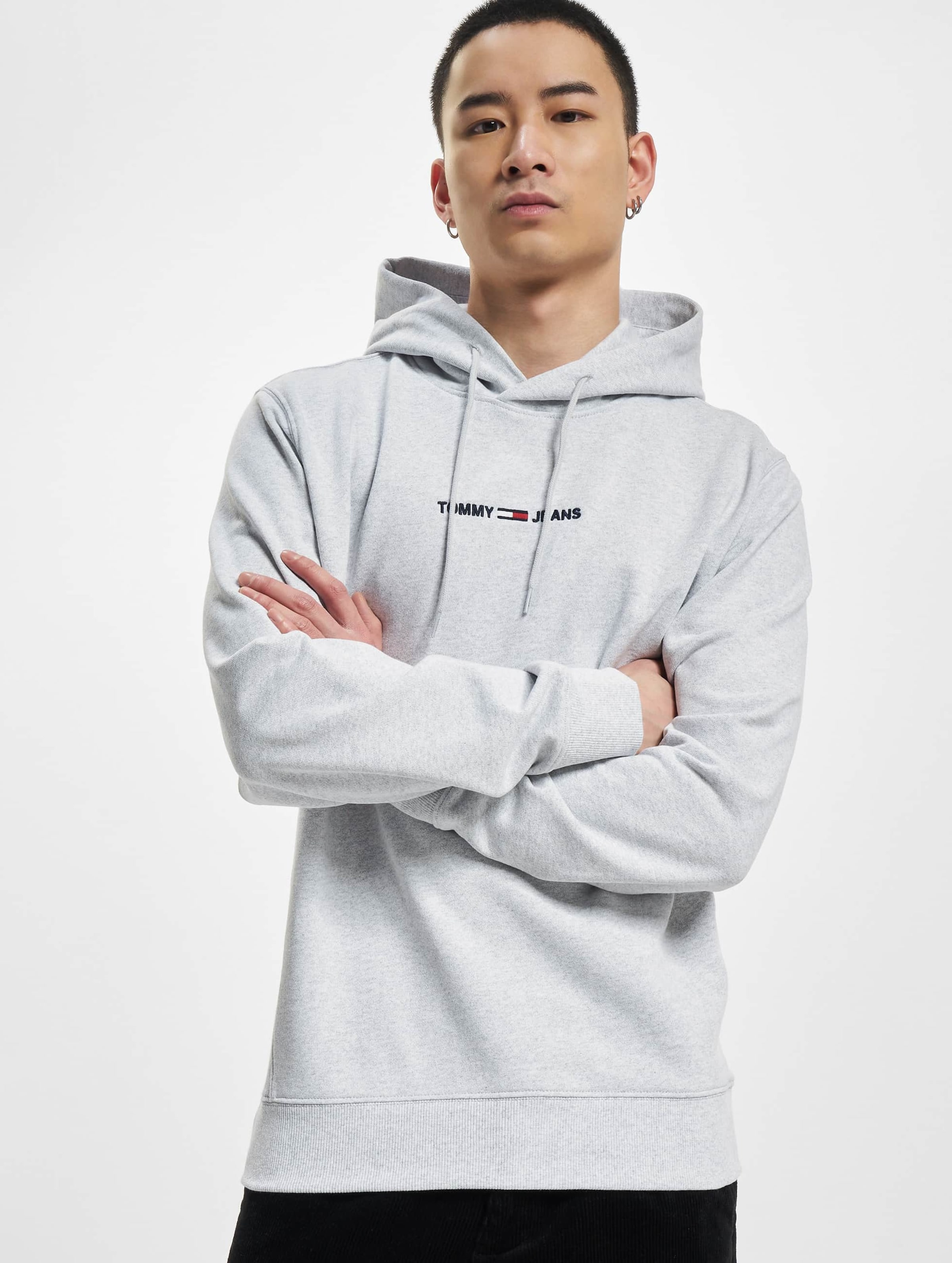 Tommy jeans small logo on sale hoodie