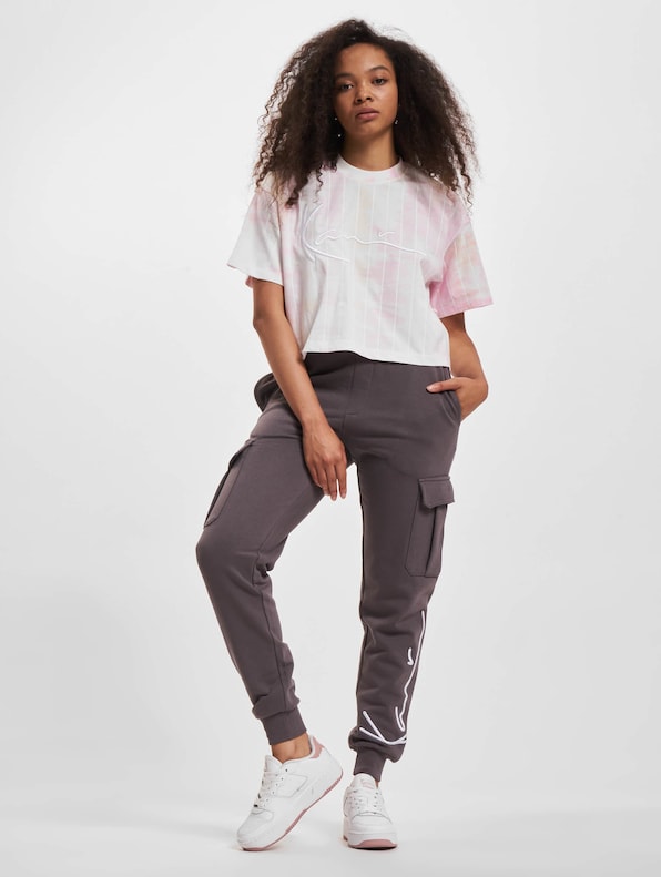 KW222-030-2 Signature Tie Dye Pinstripe Crop Tee-4