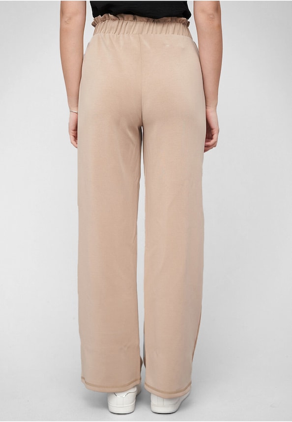 Pieces Damen Paperbag Hose-1