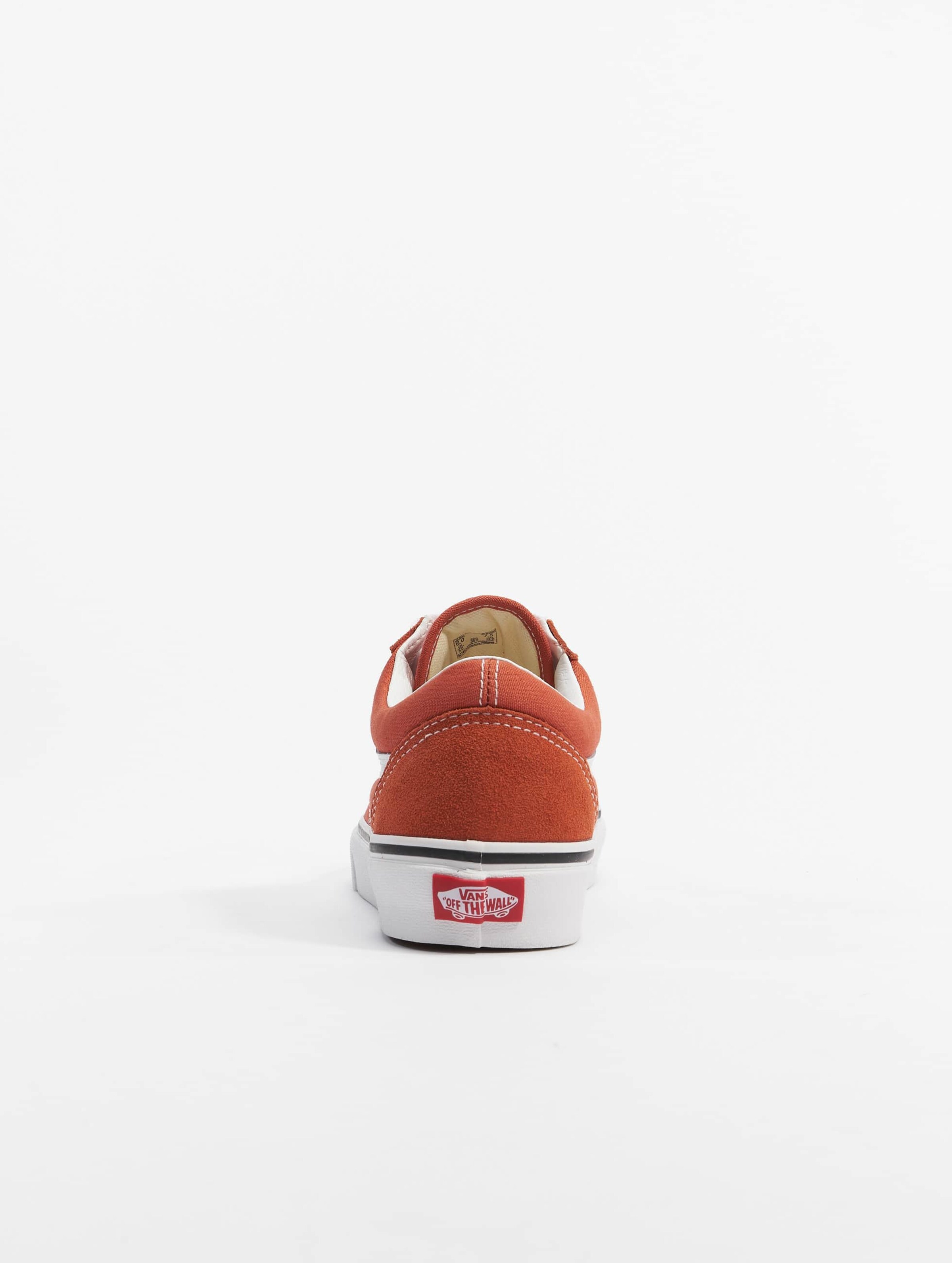 Vans old hotsell skool damier orange