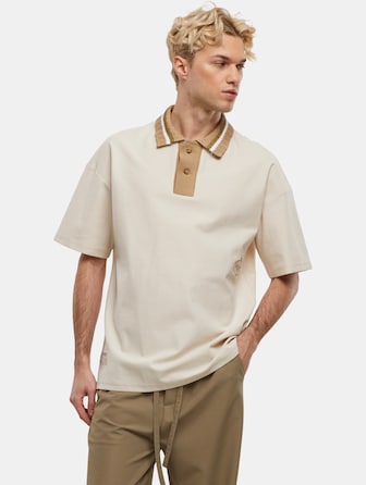 ACL Knit Collar Oversized Polo