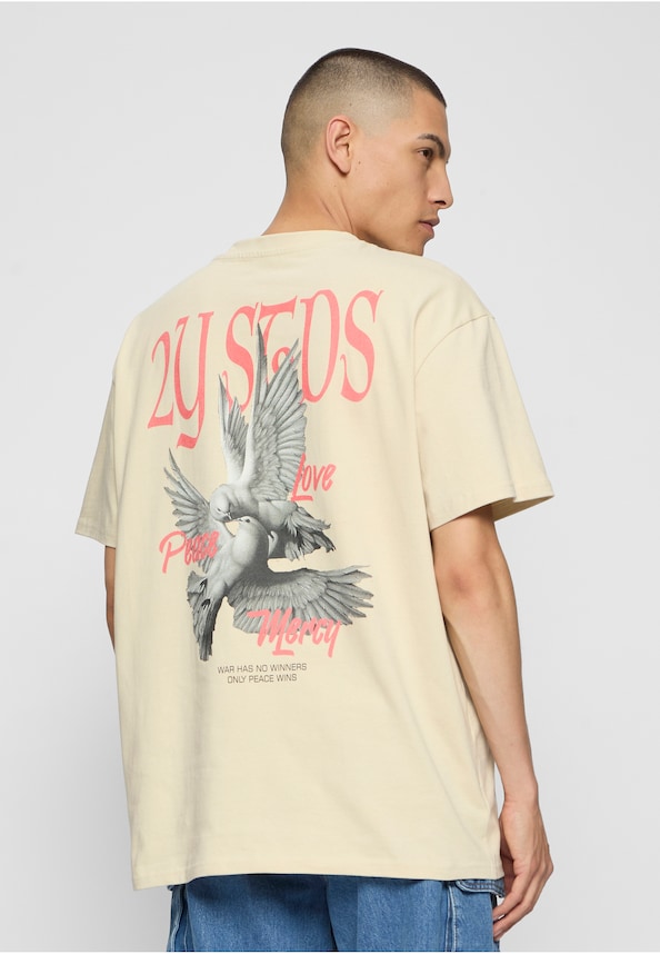 PEACE LOVE MERCY TEE-1