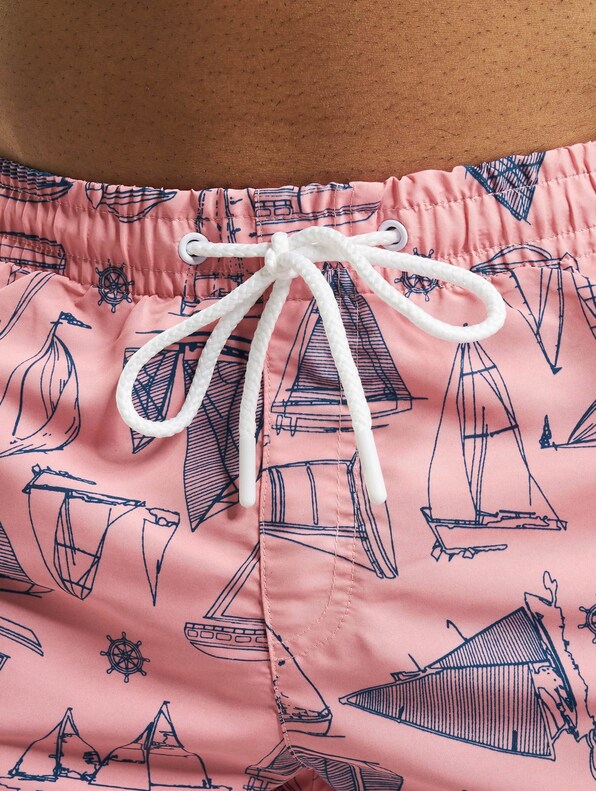 Urban Classics Pattern  Swim Trunks-3