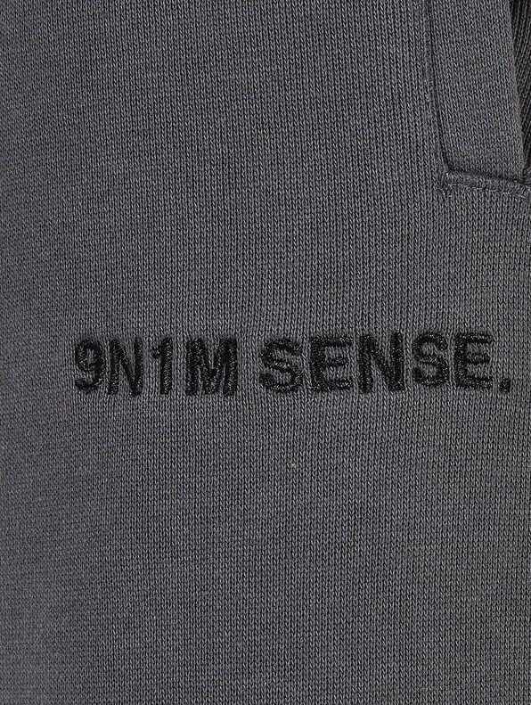 9N1M Sense Essential Button Sweat Pants Dark-9