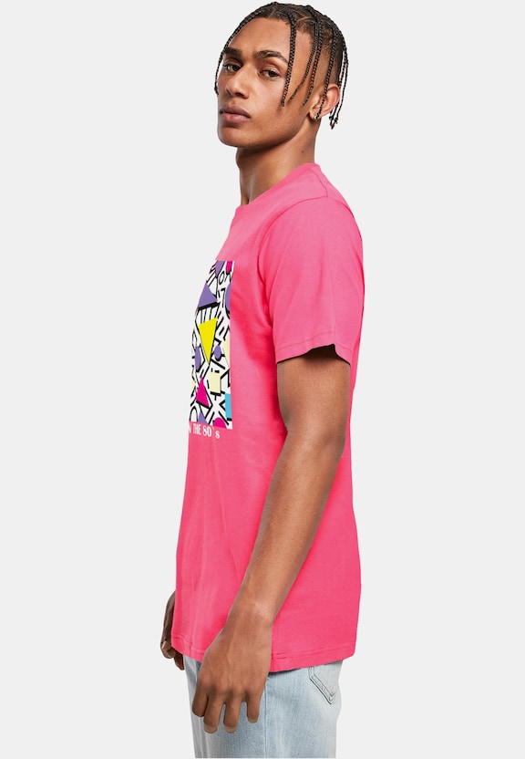 Geometric Retro T-Shirt Round Neck-2