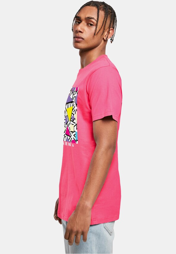 Geometric Retro T-Shirt Round Neck-2