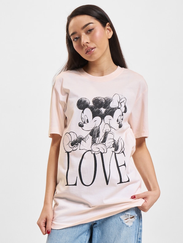 Ladies Minnie Loves Mickey-0
