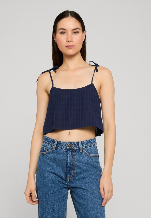 Ladies Light Cotton Cropped Top-0