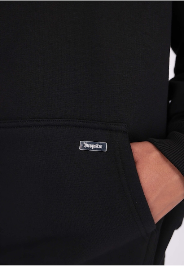 SPLIT FROTTEE EMBO HOODIE-5