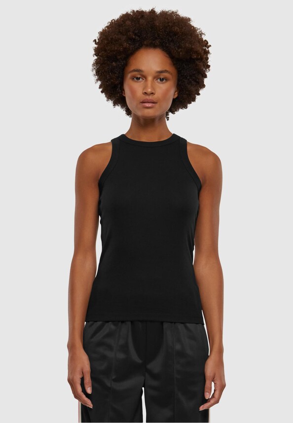 Ladies Racer Back Rib Top-4