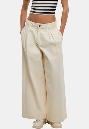 Ladies Wide Leg Light Denim Pants