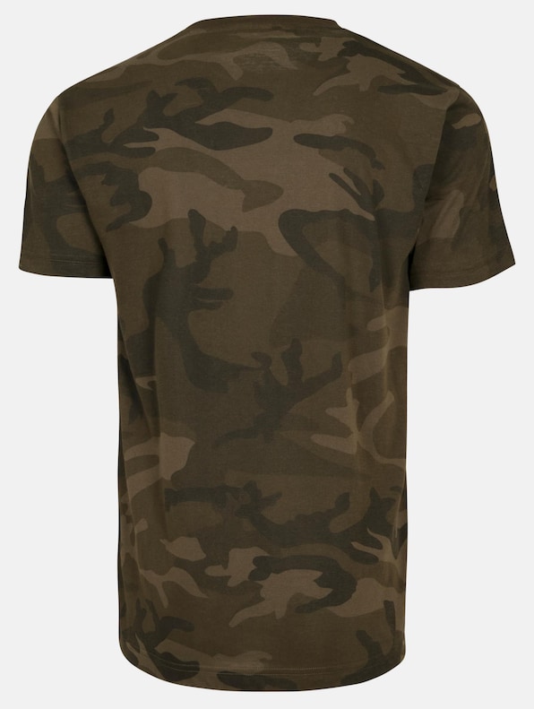 Camo Round Neck Tee-1