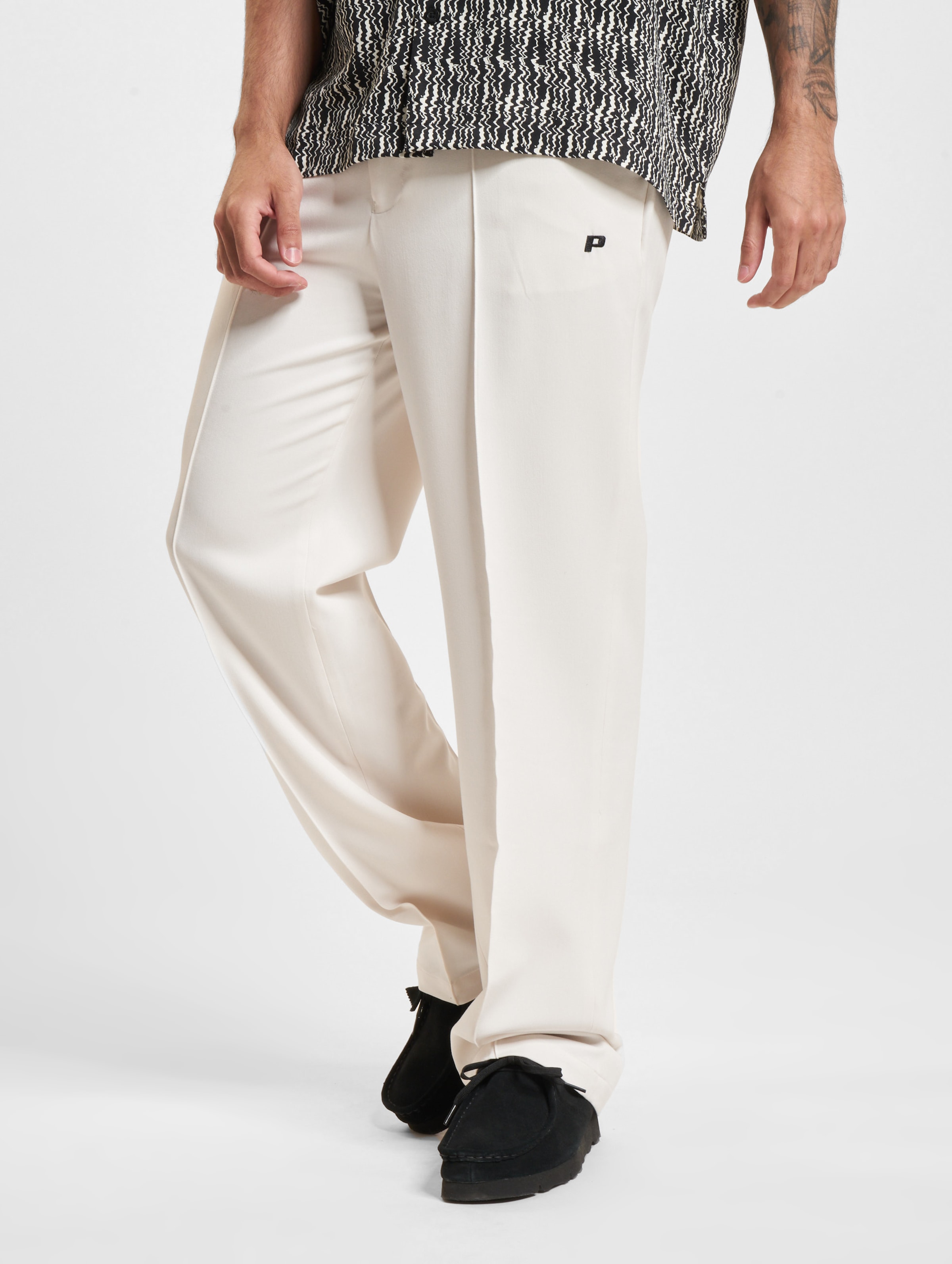 PEGADOR Serrano Wide Suit Pants Männer,Unisex op kleur wit, Maat 29