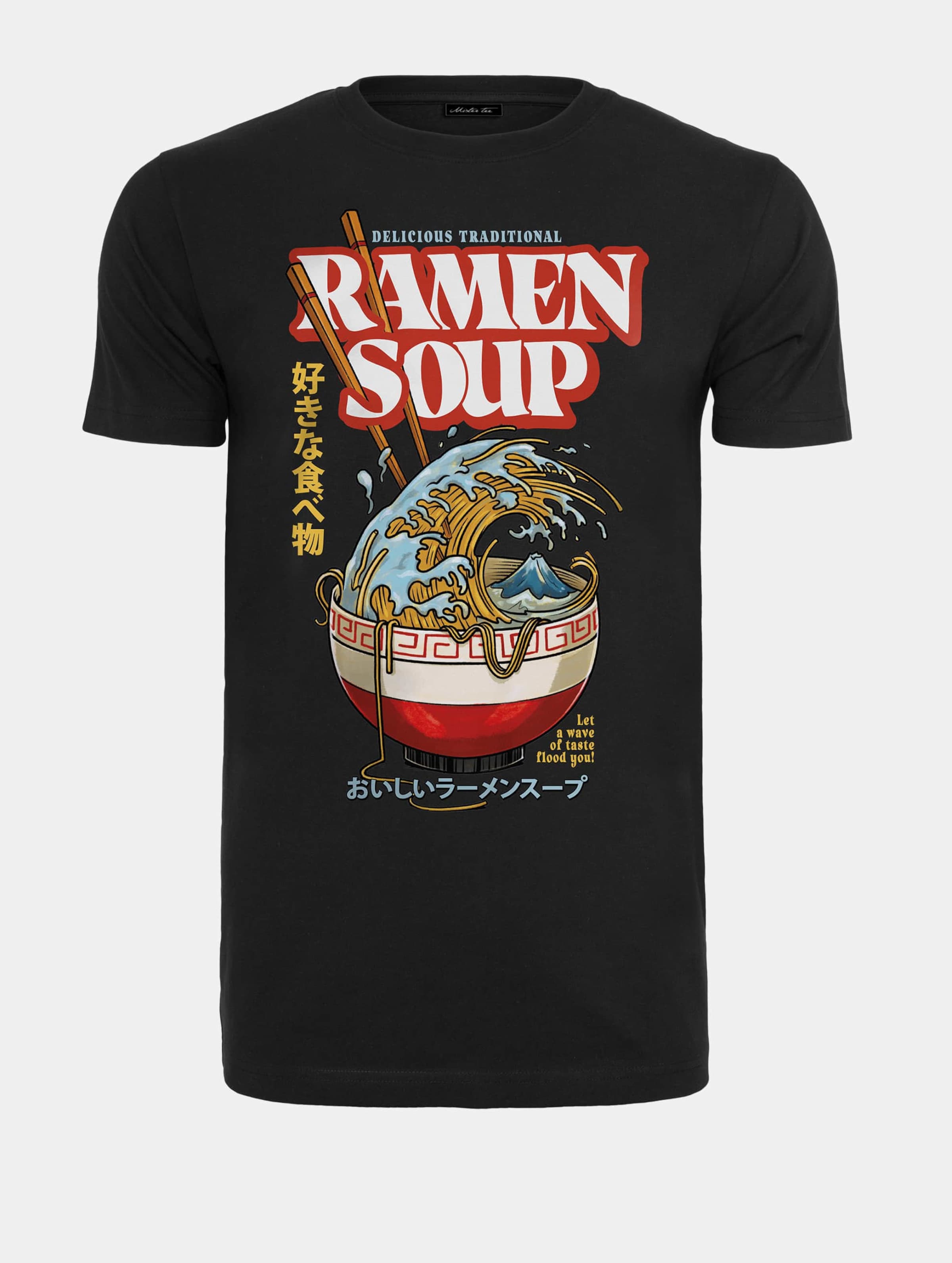 Mister Tee - Ramen Soup Heren T-shirt - 3XL - Zwart