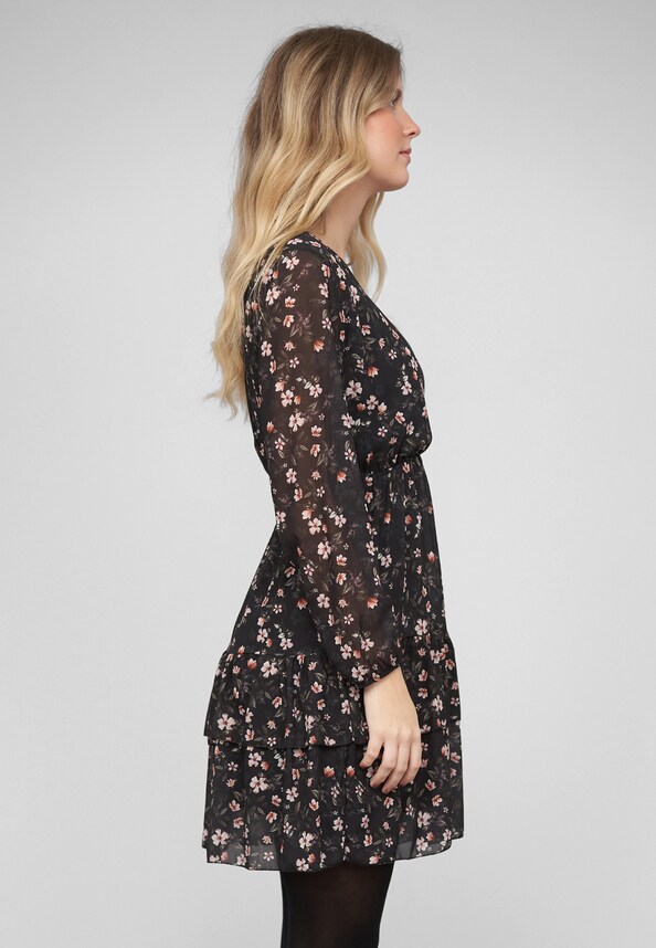 Longsleeve Dress with floral print-3