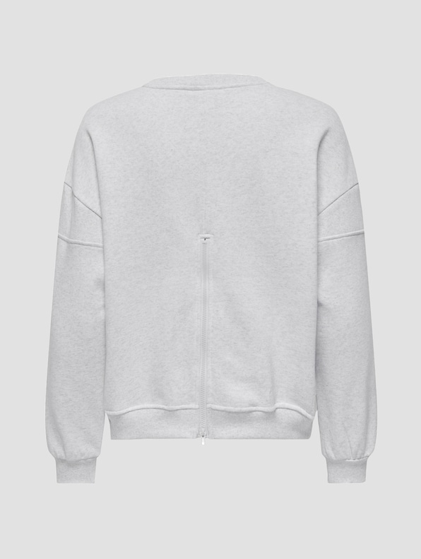 Only Elliot L/S O-Neck Zip Pullover-5