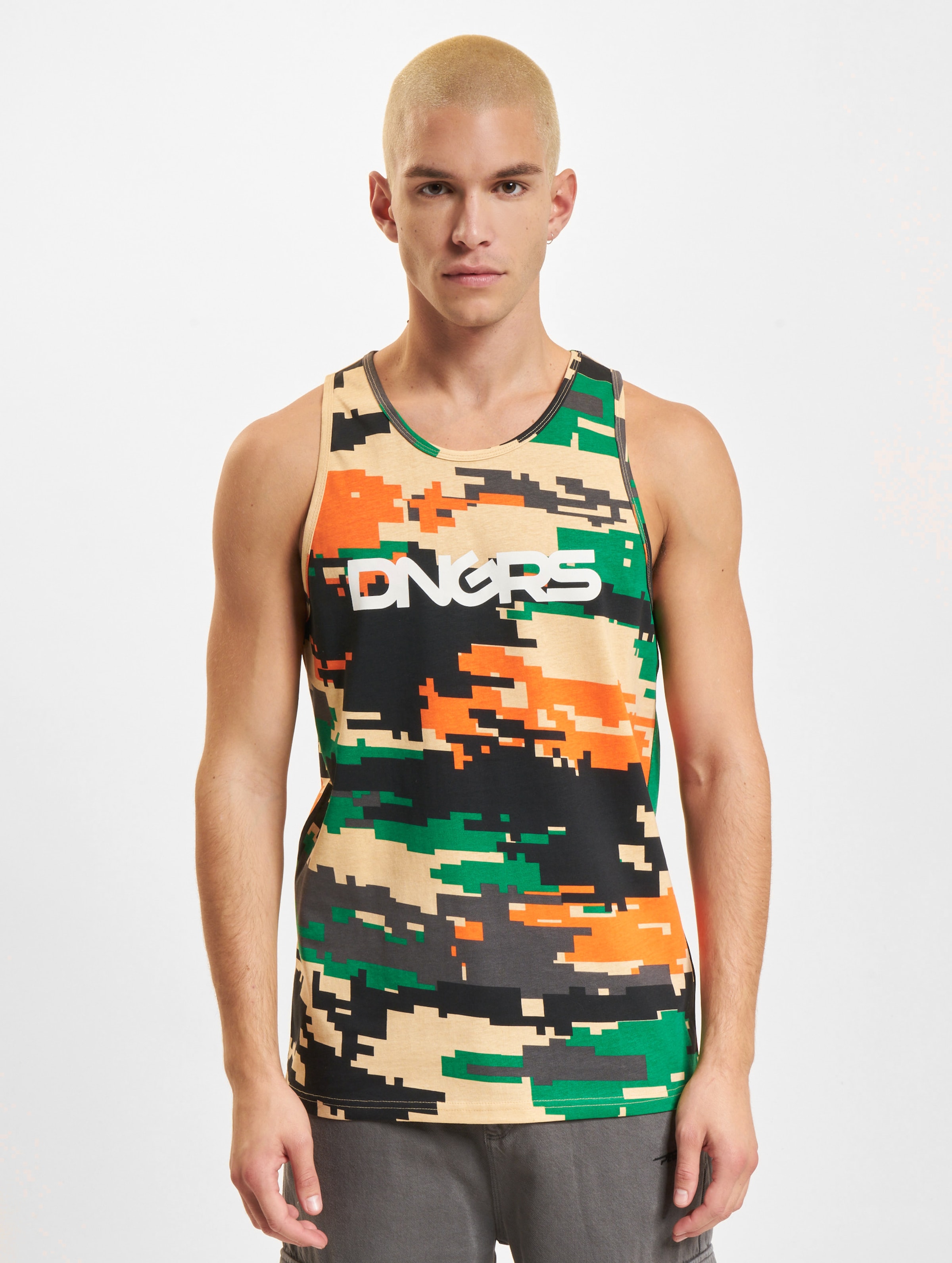 Dangerous DNGRS Shrill Tank Top Männer,Unisex op kleur camouflage, Maat XXL