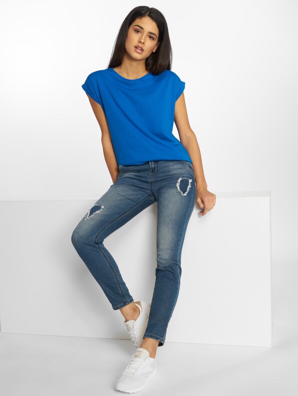 Ladies Extended Shoulder Tee-4