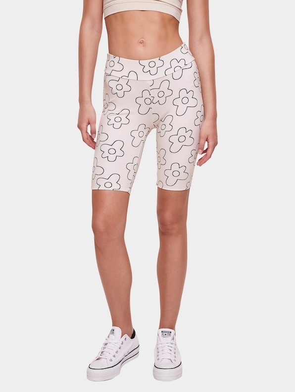 Ladies High Waist Aop Tech Cycle-0