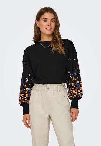ONLBROOKE L/S O-NECK FLOWER SWT NOOS