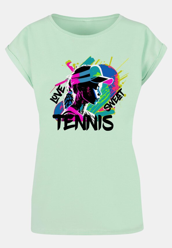 Ladies Tennis Love, Sweat - T-Shirt-4