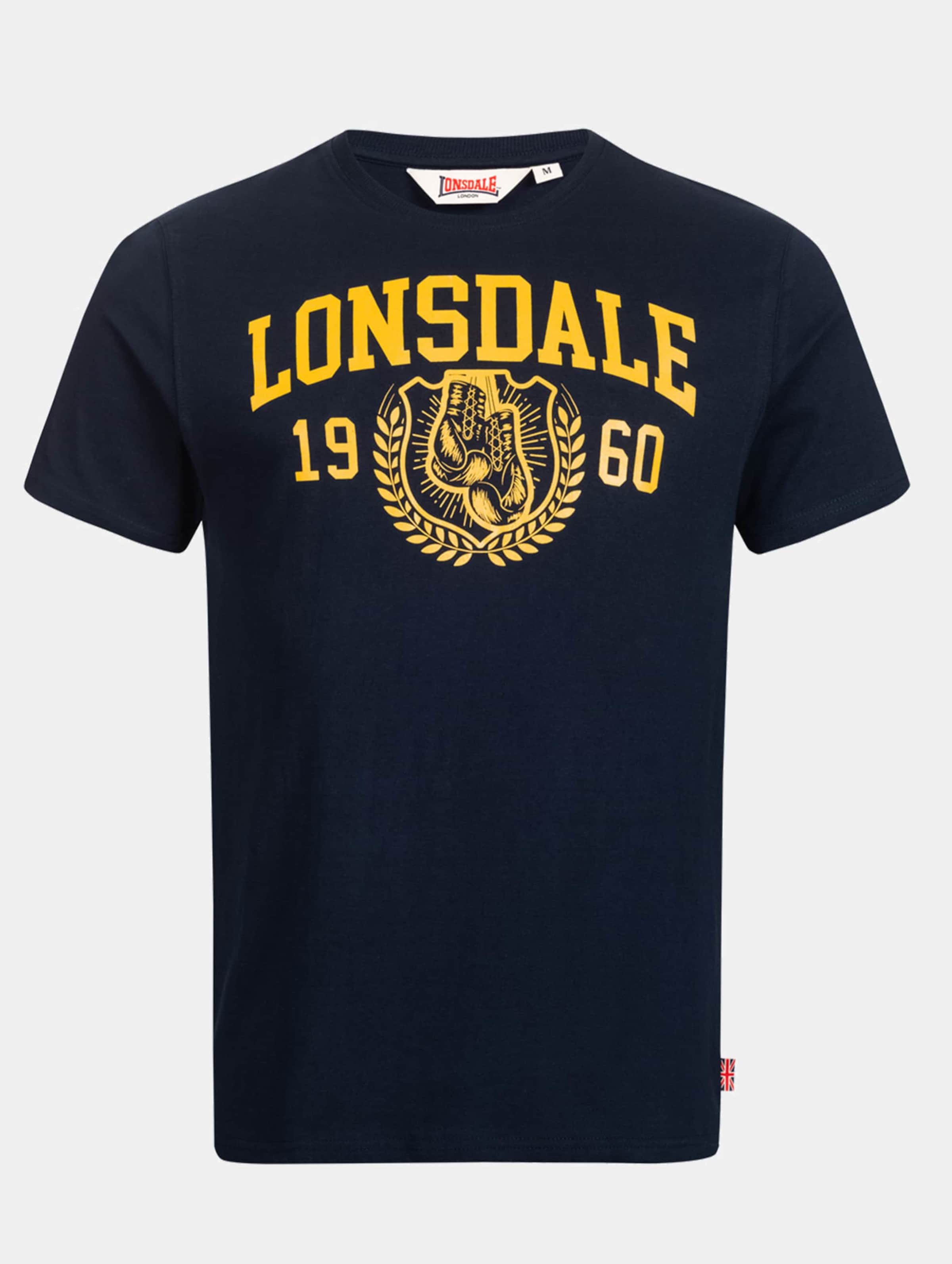 Lonsdale London Staxigoe T-Shirt Mannen op kleur blauw, Maat S